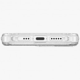 UNIQ LifePro Xtreme Magclick įkrovimo dėklas, skirtas iPhone 17 – skaidrus ir blizgantis