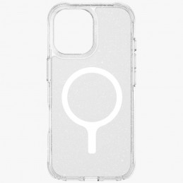 UNIQ LifePro Xtreme Magclick įkrovimo dėklas, skirtas iPhone 17 – skaidrus ir blizgantis