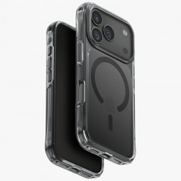 UNIQ LifePro Xtreme Magclick įkrovimo dėklas, skirtas iPhone 17 Pro – juodas
