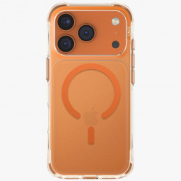 UNIQ LifePro Xtreme Magclick įkrovimo dėklas, skirtas iPhone 17 Pro – oranžinis