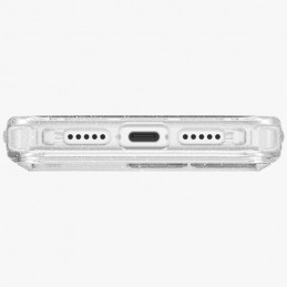 UNIQ LifePro Xtreme Magclick įkrovimo dėklas, skirtas iPhone 17 Pro – skaidrus ir blizgantis