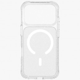 UNIQ LifePro Xtreme Magclick įkrovimo dėklas, skirtas iPhone 17 Pro – skaidrus ir blizgantis