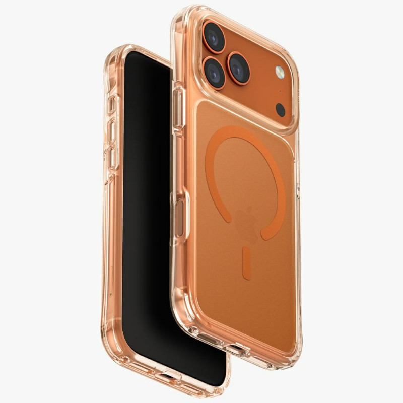 UNIQ LifePro Xtreme Magclick įkrovimo dėklas, skirtas iPhone 17 Pro Max – oranžinis