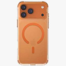 UNIQ LifePro Xtreme Magclick įkrovimo dėklas, skirtas iPhone 17 Pro Max – oranžinis