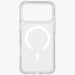 UNIQ LifePro Xtreme Magclick įkrovimo dėklas, skirtas iPhone 17 Pro Max – skaidrus ir blizgantis