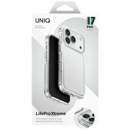 UNIQ Lifepro Xtreme dėklas, skirtas iPhone 17 Pro – permatomas