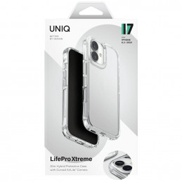UNIQ Lifepro Xtreme dėklas, skirtas iPhone 17 – skaidrus