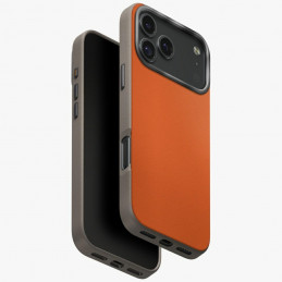 UNIQ Lyden DS dėklas, skirtas iPhone 17 Pro Max su Magclick įkrovimu – oranžinės ir pilkos spalvos