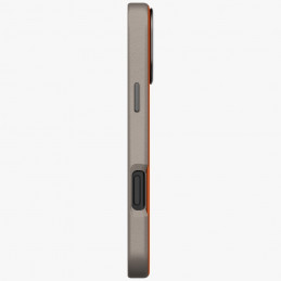 UNIQ Lyden DS dėklas, skirtas iPhone 17 Pro Max su Magclick įkrovimu – oranžinės ir pilkos spalvos