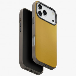 UNIQ Lyden DS dėklas, skirtas iPhone 17 Pro Max su Magclick įkrovimu – geltonai pilkas