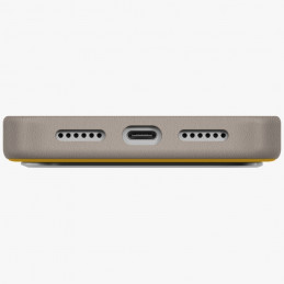 UNIQ Lyden DS dėklas, skirtas iPhone 17 Pro Max su Magclick įkrovimu – geltonai pilkas