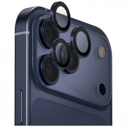 UNIQ Optix aliuminio kameros objektyvo apsauga, skirta „iPhone 17 Pro“ / „iPhone 17 Pro Max“ su aplikatoriumi – tamsiai ...