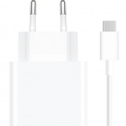 „Xiaomi MDY-16-EF“ 1xUSB-A 33W sieninis įkroviklis su 3A USB-C laidu - baltas