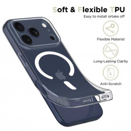 „Tech-Protect FlexAir MagSafe“ dėklas, skirtas „iPhone 17 Pro Max“ – skaidrus