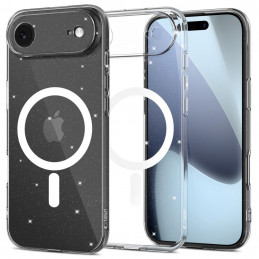 „Tech-Protect FlexAir MagSafe“ dėklas, skirtas „iPhone 17 Air“ – skaidrus blizgučiais