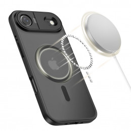 „Tech-Protect MagStand MagSafe“ dėklas, skirtas „iPhone 17 Air“ – matinės juodos spalvos