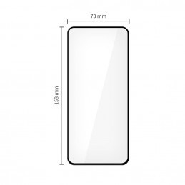 „Tech-Protect Glass Fit+“ grūdinto stiklo dėklas „Samsung Galaxy S25 FE“ – juodas