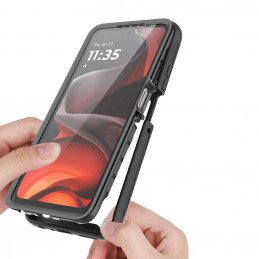 „Tech-Protect“ apsauginis dėklas, skirtas „Motorola Moto G56 5G“ – juodas