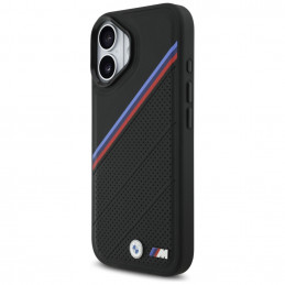 BMW M trispalvis metalinis logotipo „MagSafe“ dėklas, skirtas iPhone 17 – juodas