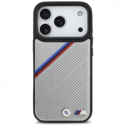 BMW M trispalvis metalinis logotipo „MagSafe“ dėklas, skirtas „iPhone 17 Pro“ – pilkas