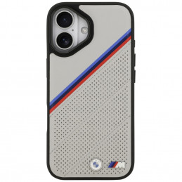 BMW M trispalvis metalinis logotipo „MagSafe“ dėklas, skirtas iPhone 17 – pilkas