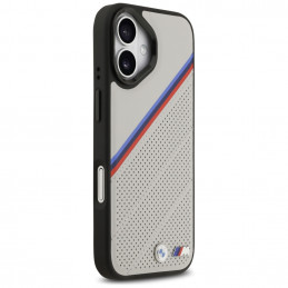 BMW M trispalvis metalinis logotipo „MagSafe“ dėklas, skirtas iPhone 17 – pilkas