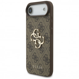 „Guess 4G“ didelio logotipo dėklas, skirtas „iPhone 17 Air“ – rudas