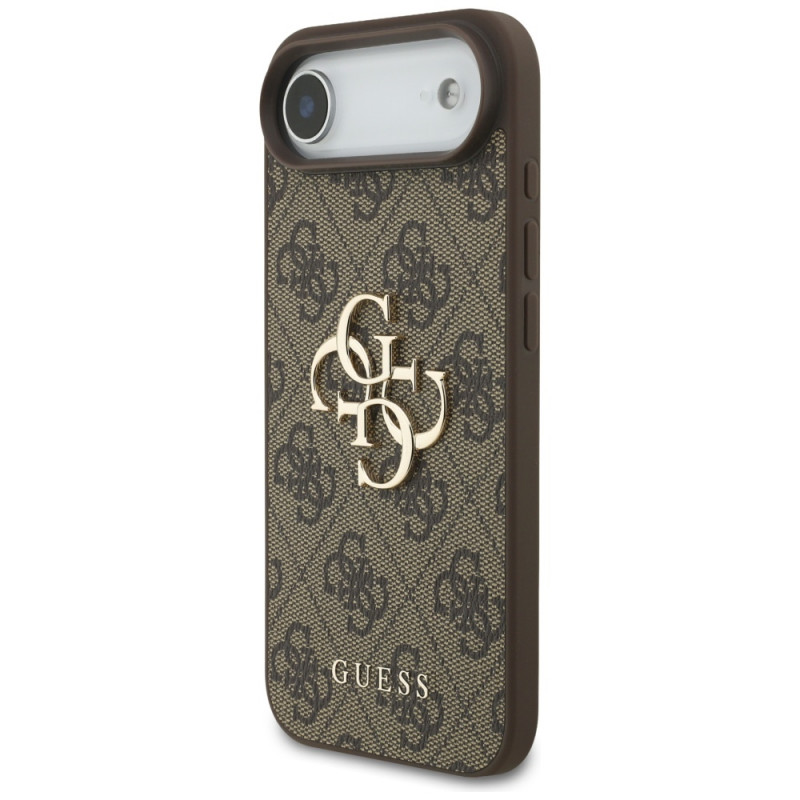 „Guess 4G“ didelio logotipo dėklas, skirtas „iPhone 17 Air“ – rudas