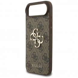 „Guess 4G“ didelio logotipo dėklas, skirtas „iPhone 17 Air“ – rudas