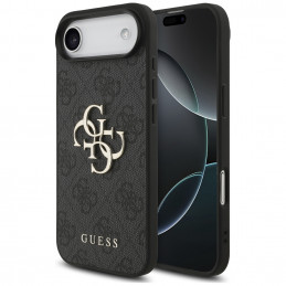 „Guess 4G“ didelio logotipo dėklas, skirtas „iPhone 17 Air“ – juodas