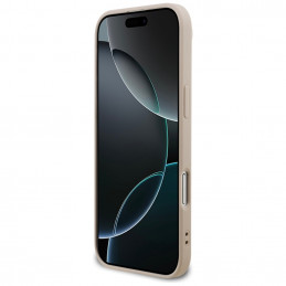 „Guess 4G“ didelio logotipo dėklas, skirtas „iPhone 17 Air“ – rožinis