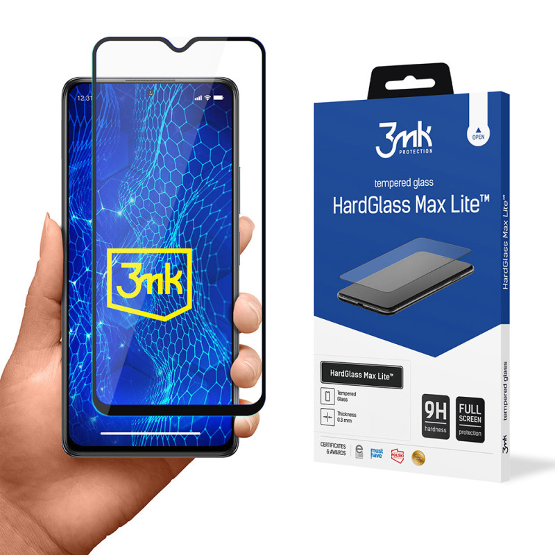 9H 3mk HardGlass Max Lite™ stiklas ant Xiaomi Redmi Note 10 Pro