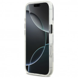 „Karl Lagerfeld IML Karl Sketch Logo MagSafe“ dėklas, skirtas „iPhone 17“ – permatomas