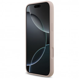 „Karl Lagerfeld“ silikoninis „Karl&Choupette Ring MagSafe“ dėklas, skirtas „iPhone 17 Pro Max“ – rožinis