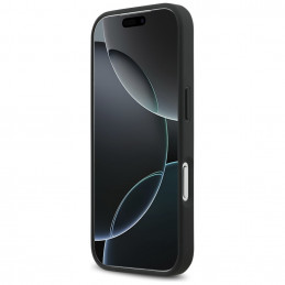 „Mercedes Plain“ lygios odos „MagSafe“ dėklas, skirtas „iPhone 17 Pro“ – juodas