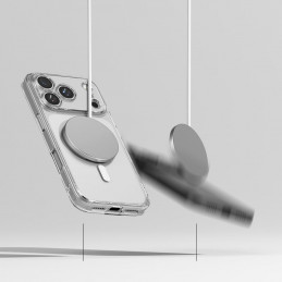 „Ringke Fusion“ magnetinis „MagSafe“ dėklas, skirtas „iPhone 17 Pro Max“ – skaidrus