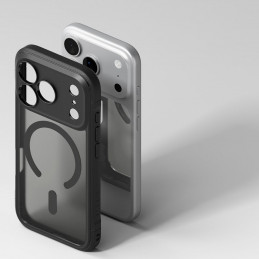 „Ringke Fusion Bold“ magnetinis „MagSafe“ dėklas, skirtas „iPhone 17 Pro“ – matinės juodos spalvos