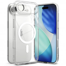 „Ringke Fusion“ magnetinis „MagSafe“ dėklas, skirtas „iPhone 17 Air“ – skaidrus