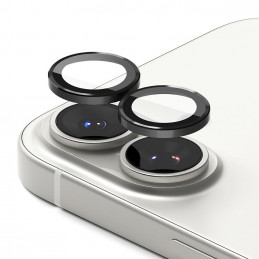 „Ringke“ kameros rėmelio apsauginių dėklų, skirtų „iPhone 17“, 2 vnt. pakuotė – juodas