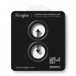 „Ringke“ kameros rėmelio apsauginių dėklų, skirtų „iPhone 17“, 2 vnt. pakuotė – juodas