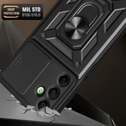 „Tech-Protect CamShield Pro“ dėklas, skirtas „Samsung Galaxy A17 4G / 5G“ – juodas