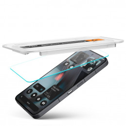 „Spigen Glas.TR EZ Fit“ grūdinto stiklo 2 vnt. pakuotė, skirta „Nothing Phone 3“ – skaidrus
