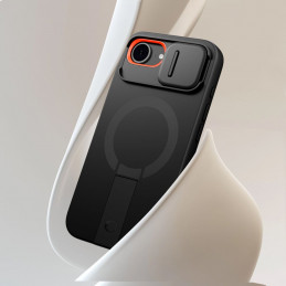 „Tech-Protect Kevlar Aura MagSafe“ dėklas, skirtas „iPhone 16e“ – juodas