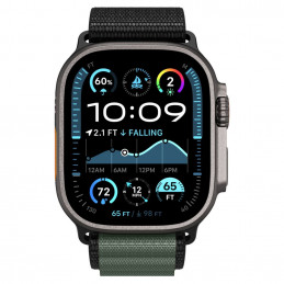 „Spigen WBF1“ dirželis, skirtas „Apple Watch 44 / 45 / 46 / 49 mm“ – juodas ir žalias