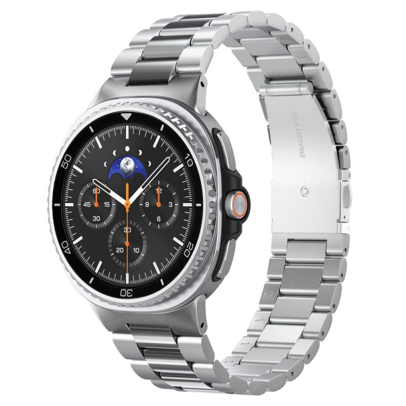 „Spigen Modern Fit Band“ apyrankė, skirta „Samsung Galaxy Watch 40/ 44/ 46 mm“ – sidabrinė