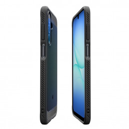 „Spigen Rugged Armor“ dėklas, skirtas „Samsung Galaxy A17“ – matinės juodos spalvos