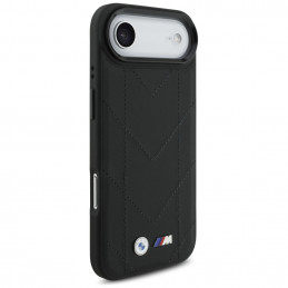 BMW M dygsniuotas logotipo „MagSafe“ dėklas, skirtas „iPhone 17 Air“ – juodas