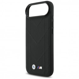 BMW M dygsniuotas logotipo „MagSafe“ dėklas, skirtas „iPhone 17 Air“ – juodas