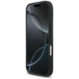 BMW M dygsniuotas logotipo „MagSafe“ dėklas, skirtas „iPhone 17“ – juodas