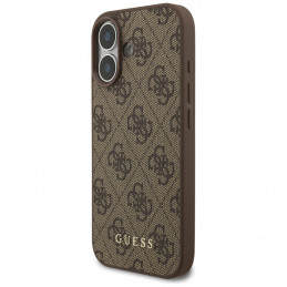 „Guess 4G Classic“ dėklas, skirtas „iPhone 17“ – rudas